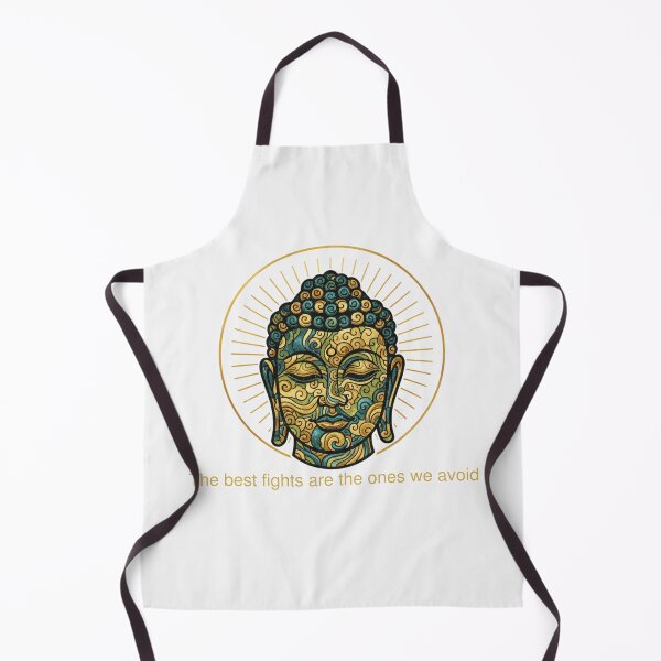 Item preview, The Best Fights Are The Ones We Avoid - Zen Buddha Peace Quote designed and sold by asliberry.