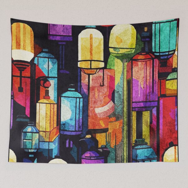 Item preview, Abstract lamps designed and sold by kinpirks.