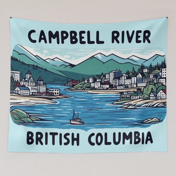 Item preview, Campbell River BC Canada  designed and sold by HowToCanadian.
