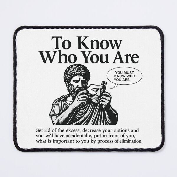 Item preview, Stoic Wisdom – Know Who You Are designed and sold by -DEEWOLF-.