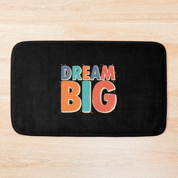 Item preview, Dream Big – Colorful Inspirational Quote designed and sold by Merch By Style.