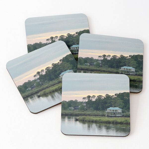 Item preview, Dusk on Bayou Bernard in Gulfport, MS.  designed and sold by CosmicGrant.