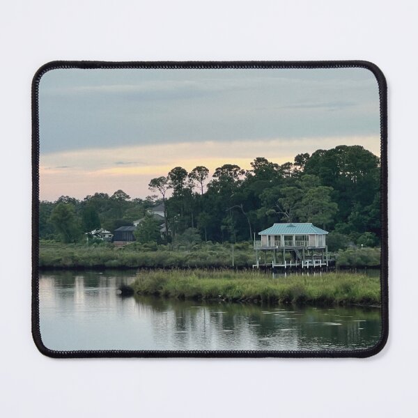 Item preview, Dusk on Bayou Bernard in Gulfport, MS.  designed and sold by CosmicGrant.