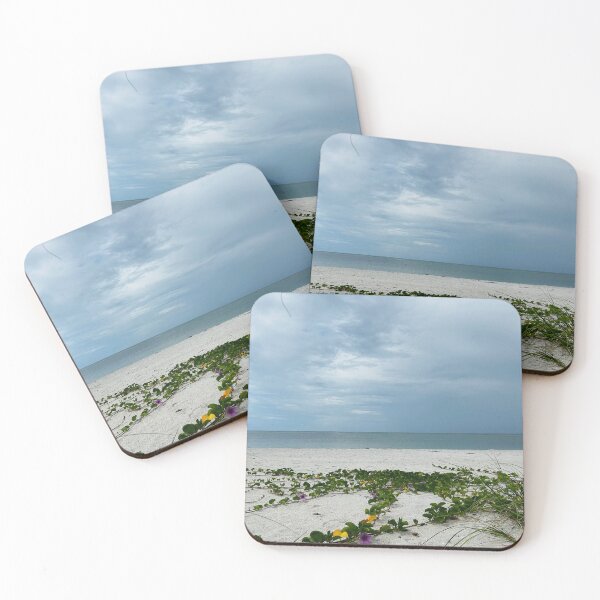 Item preview, Floral vines crawl across the sands on a stormy day designed and sold by Knoyes409.