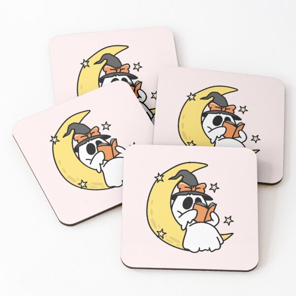 Item preview, ghost reader night | spooky book reader | horror books designed and sold by Neadoodles.