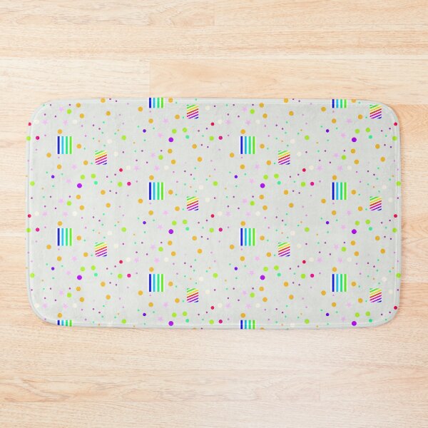 Item preview, Creative pale pastel green colorful playful pattern | whitish soft green multicolor dots stars designed and sold by lausn.
