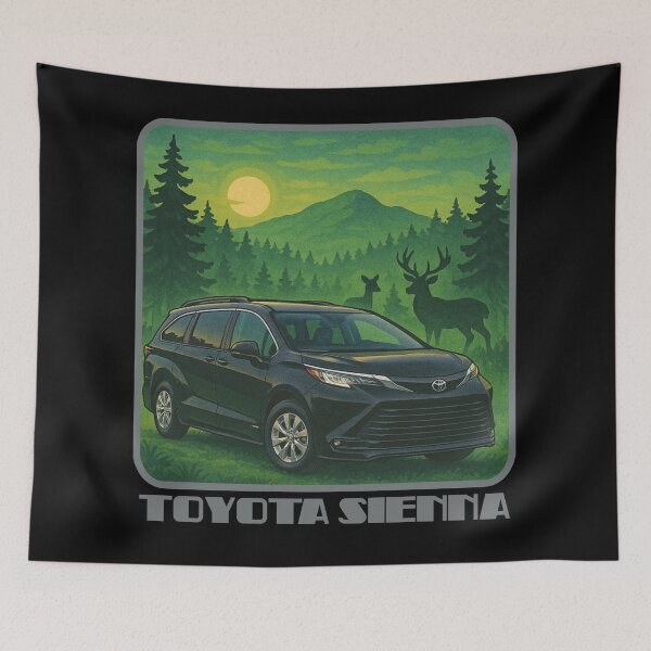 Item preview, Toyota Sienna deer family green designed and sold by VANLIFE..