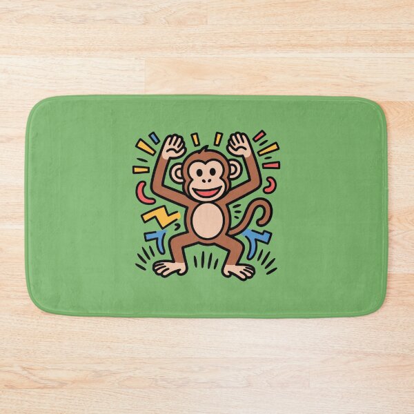 Item preview, Playful Monkey Pop Art Design designed and sold by NewAspect.