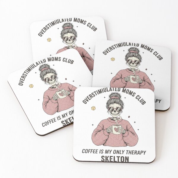 Item preview, Overstimulated Moms Club Skeleton - The Ultimate Mom Life Vibe designed and sold by MinimalMyth.