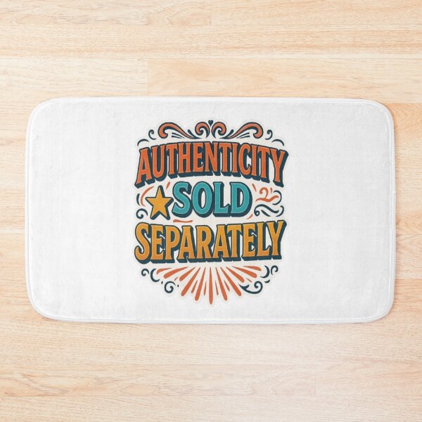 Item preview, Authenticity Sold Separately Retro Typography Design designed and sold by My-Hoodies.