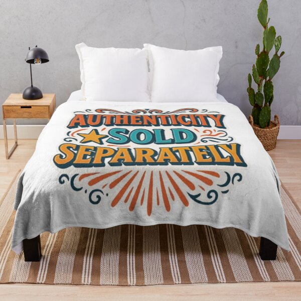 Item preview, Authenticity Sold Separately Retro Typography Design designed and sold by My-Hoodies.