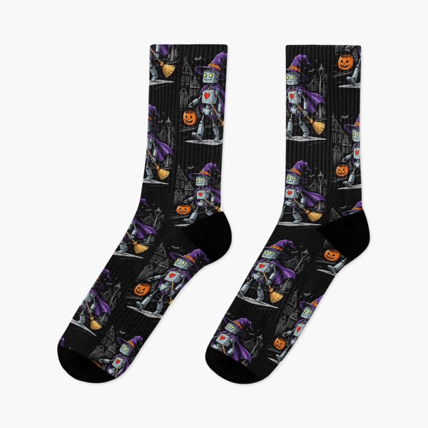 Item preview, The Robot Witch is on a Halloween mission. designed and sold by AddyTae.