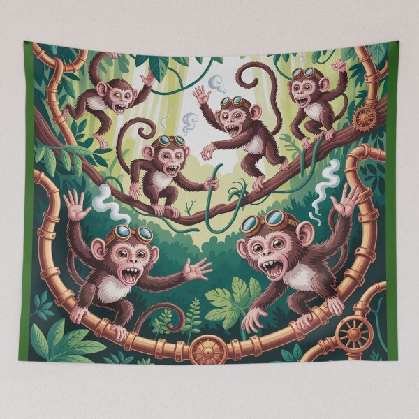 Item preview, А monkeys. designed and sold by Lilashakti ⭐️ ⭐️ ⭐️ ⭐️ ⭐️.