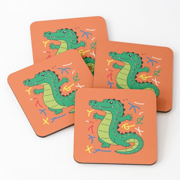 Item preview, Cute Cartoon Alligator Design designed and sold by NewAspect.