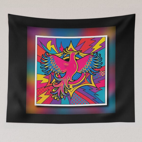 Item preview, Pop Art Rising Phoenix #1 designed and sold by Helios Be. Lavsh.