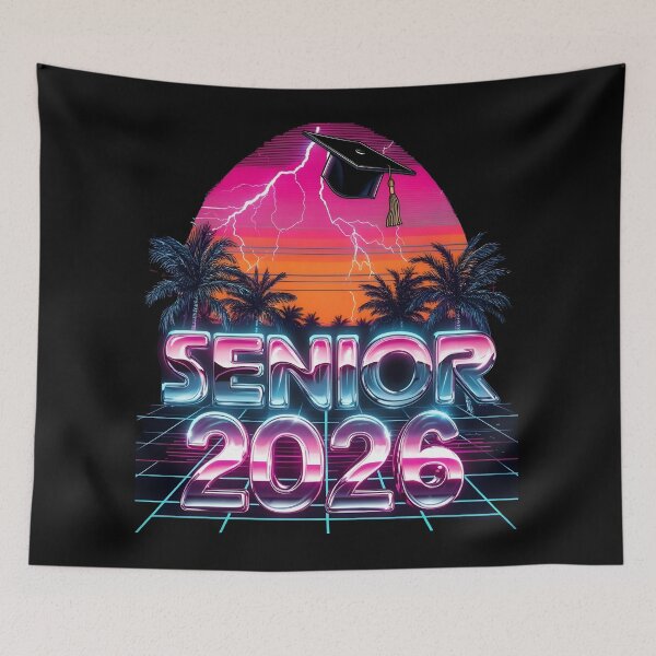Item preview, Retro Neon Senior 2026 designed and sold by Uglyandcute.