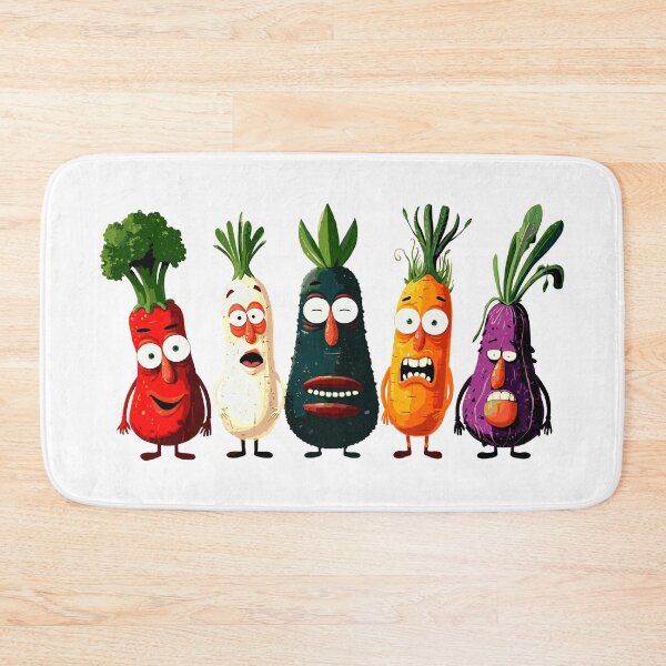 Item preview, Verduras felices designed and sold by Martika7.