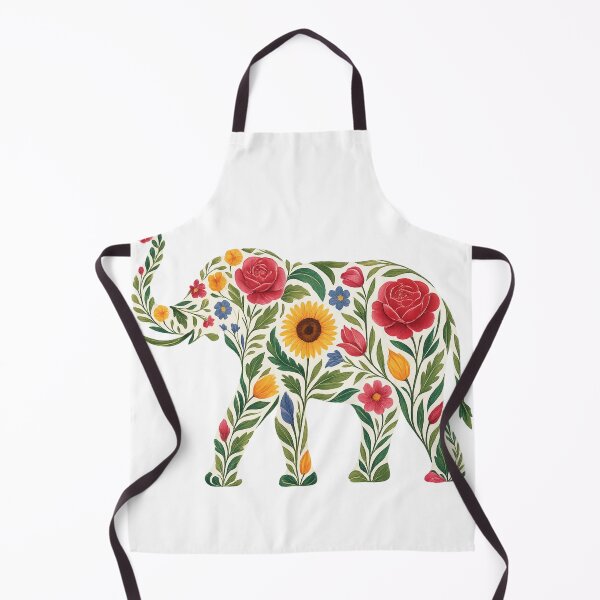 Item preview, Floral Elephant Silhouette Design | Colorful Watercolor Flower Elephant Art for T-shirt , Apparel, Stickers, Home Decor & Gif designed and sold by 5CatDesign.