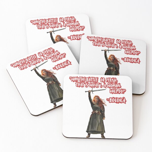 Item preview, Boudica Quote, "I Will Win the Battle or I Will Perish" as a Woman, Resist, Inspiring, Feminist Quote designed and sold by Kristi Brooks.