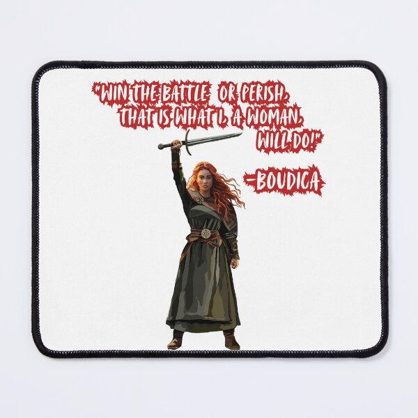 Item preview, Boudica Quote, "I Will Win the Battle or I Will Perish" as a Woman, Resist, Inspiring, Feminist Quote designed and sold by Kristi Brooks.