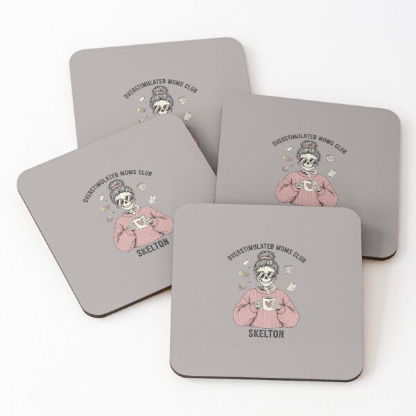 Item preview, Copy of Overstimulated Moms Club Skeleton - The Ultimate Mom Life Vibe designed and sold by MinimalMyth.