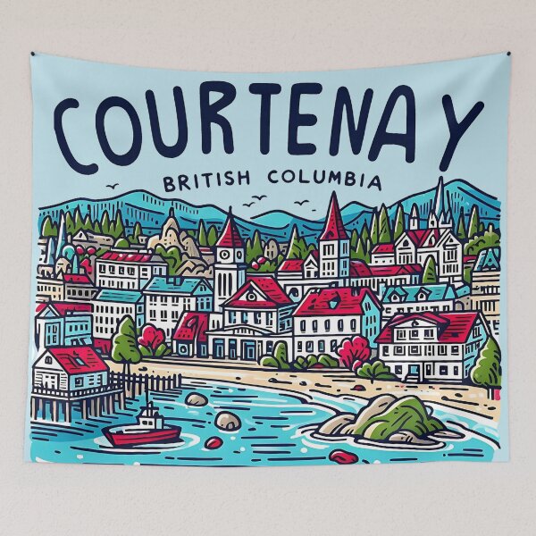 Item preview, Courtenay BC Canada  designed and sold by HowToCanadian.