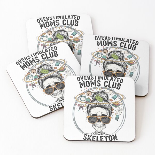 Item preview, Overstimulated Moms Club Skeleton - The Ultimate Mom Life Vibe designed and sold by MinimalMyth.