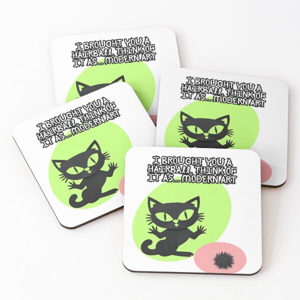 Item preview, I brought you a hairball. Think of it as… modern art designed and sold by Animals-Tees.