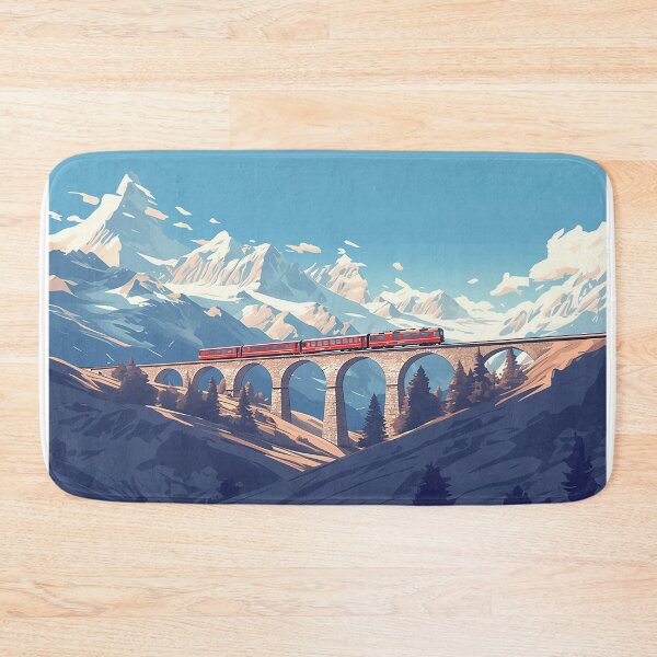 Item preview, Alpine Train Crossing designed and sold by Christian Weiss.