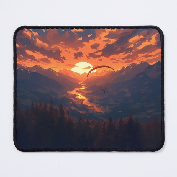 Item preview, Paraglider Over Sunset Valley designed and sold by Christian Weiss.