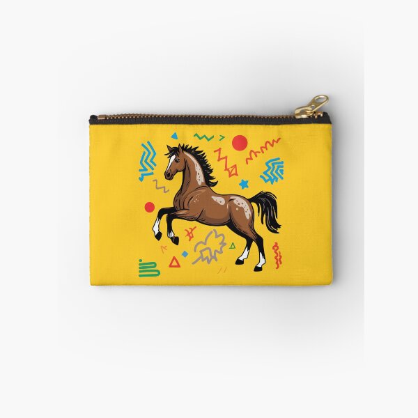Item preview, Dynamic Memphis Style Galloping Horse Art designed and sold by NewAspect.