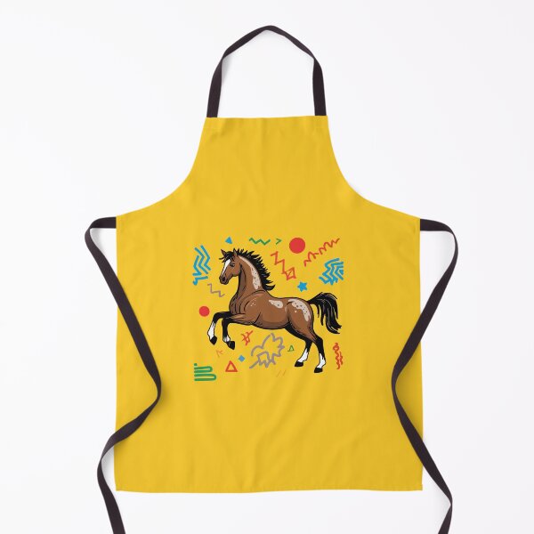 Item preview, Dynamic Memphis Style Galloping Horse Art designed and sold by NewAspect.
