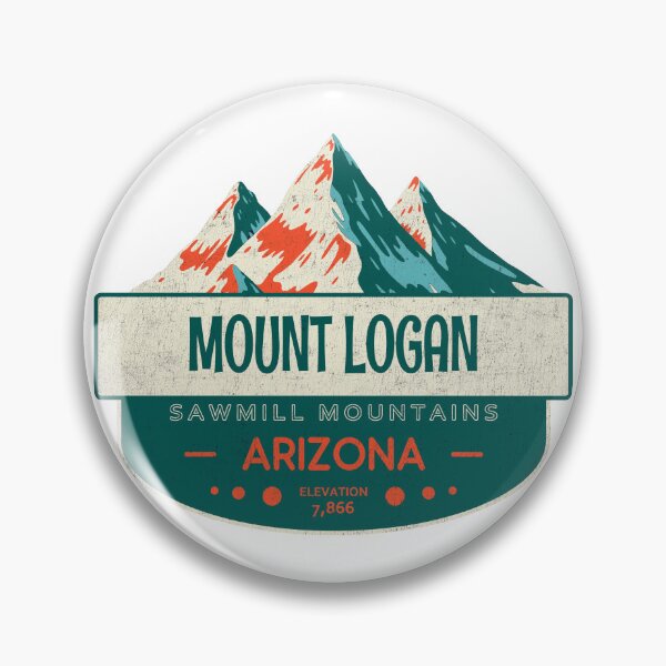 Item preview, Mount Logan, Sawmill Mountains, Arizona, Mountain Design designed and sold by Wanderful-roads.