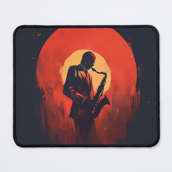 Item preview, Moody Jazz Saxophone Poster designed and sold by Christian Weiss.