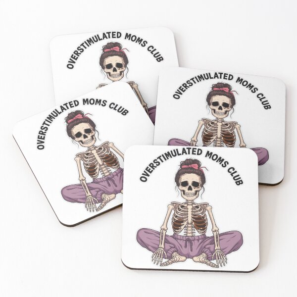 Item preview, Overstimulated Moms Club Skeleton - The Ultimate Mom Life Vibe designed and sold by MinimalMyth.