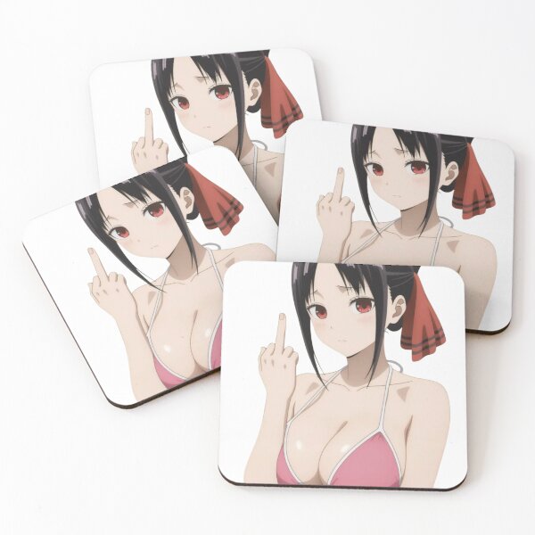 Item preview, Anime Middle Finger - Kaguya Shinomiya Waifu designed and sold by Kuroi Pixel.