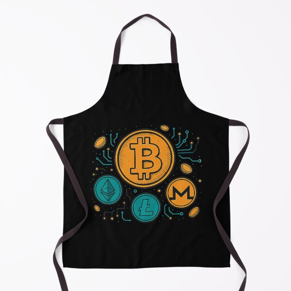 Item preview, Crypto Revolution – Futuristic Design with Bitcoin, Ethereum, Litecoin & Monero designed and sold by alessiob.