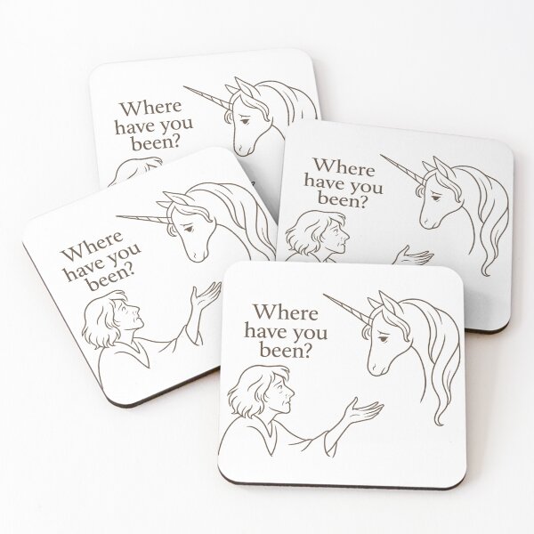 Item preview, Molly Grue’s Moment — “Where have you been?” (The Last Unicorn) designed and sold by Feral Confetti.