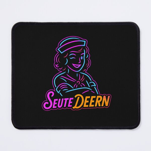 Item preview, Seute Deern – Neon Retro 80s Style designed and sold by Fies-und-Fein.