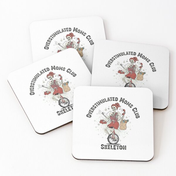 Item preview, Overstimulated Moms Club Skeleton - The Ultimate Mom Life Vibe designed and sold by MinimalMyth.