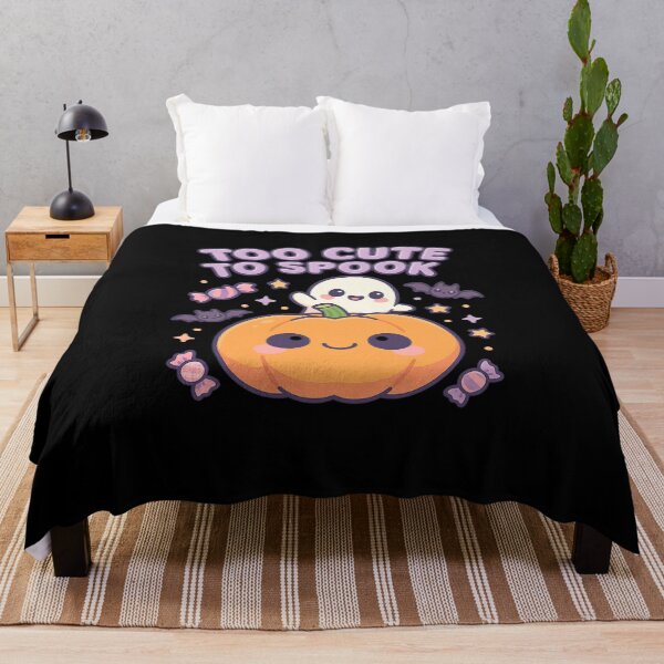 Item preview, Kawaii Pumpkin & Ghost Halloween Design designed and sold by ArcadiaSilence.