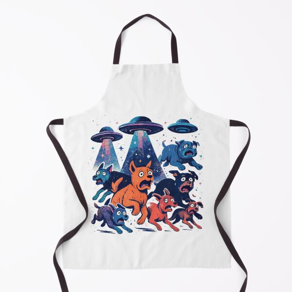 Item preview, Alien UFOs UFO Galactic Dogs Beaming Gift designed and sold by Pineapple-Tree.