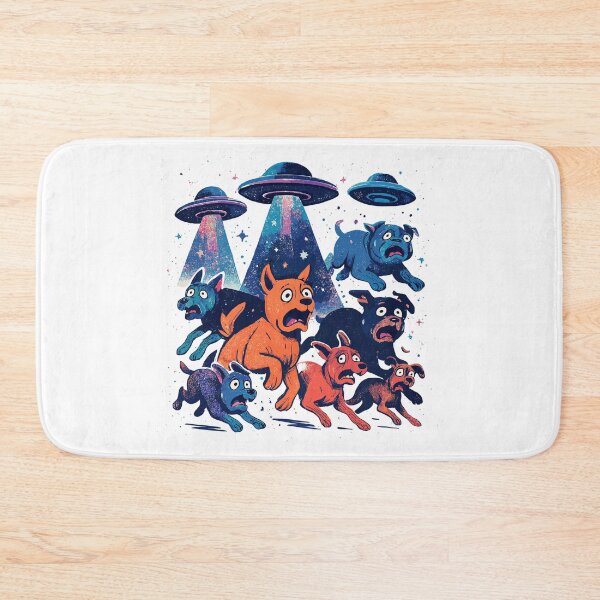 Item preview, Alien UFOs UFO Galactic Dogs Beaming Gift designed and sold by Pineapple-Tree.