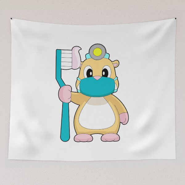 Item preview, Hamster Dentist Toothbrush designed and sold by Snabdesign84.
