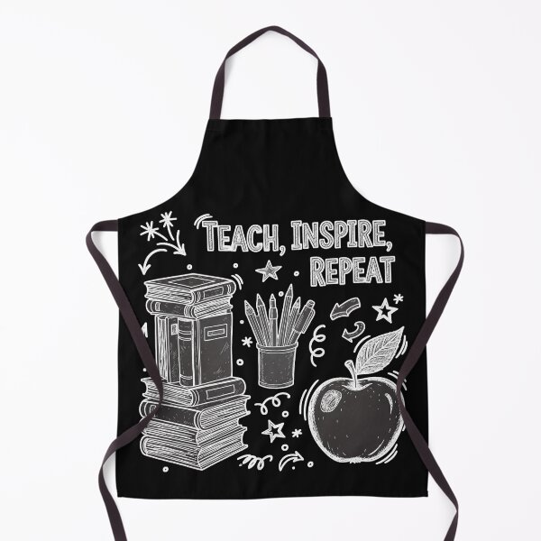 Item preview, Educational Inspiration Design - Teach Inspire Repeat - Motivation for Teachers and Educators designed and sold by karina360.