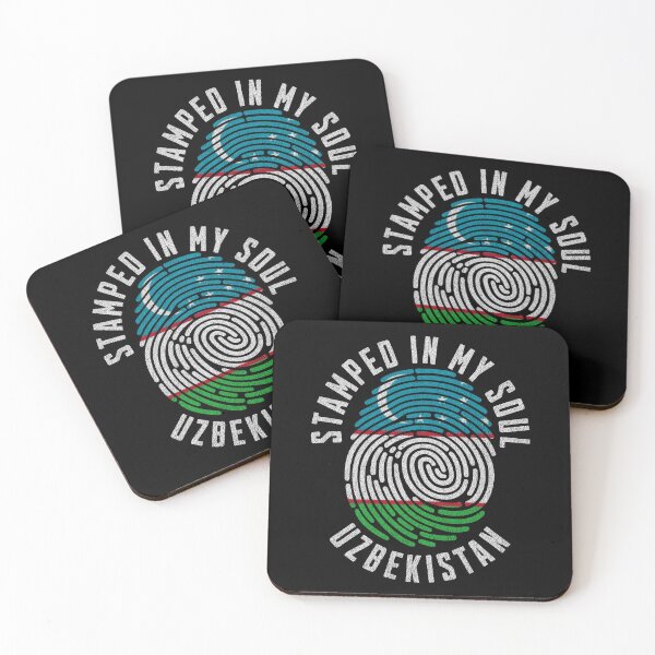 Item preview, Stamped in My Soul Uzbekistan Flag Uzbek Pride Roots designed and sold by chrisrivait.