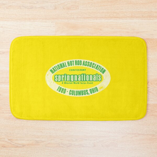 Item preview, 1980 Springnationals Columbus, Ohio, drag racing contestant - aged, worn print designed and sold by retropetrol.