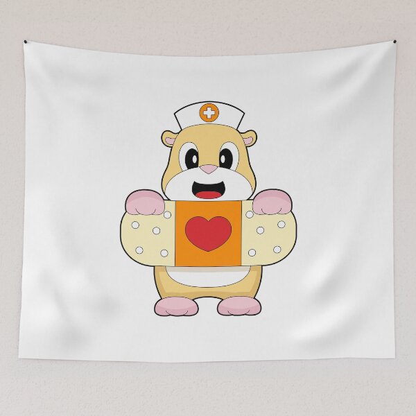 Item preview, Hamster Nurse Plaster designed and sold by Snabdesign84.