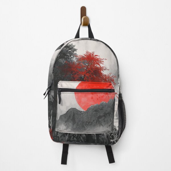 Item preview, Red Sun Japanese Landscape designed and sold by Nikita Abakumov.