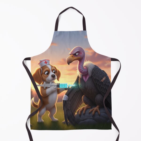 Item preview, Challenge vulture with little dog in battle  designed and sold by ashion2024.